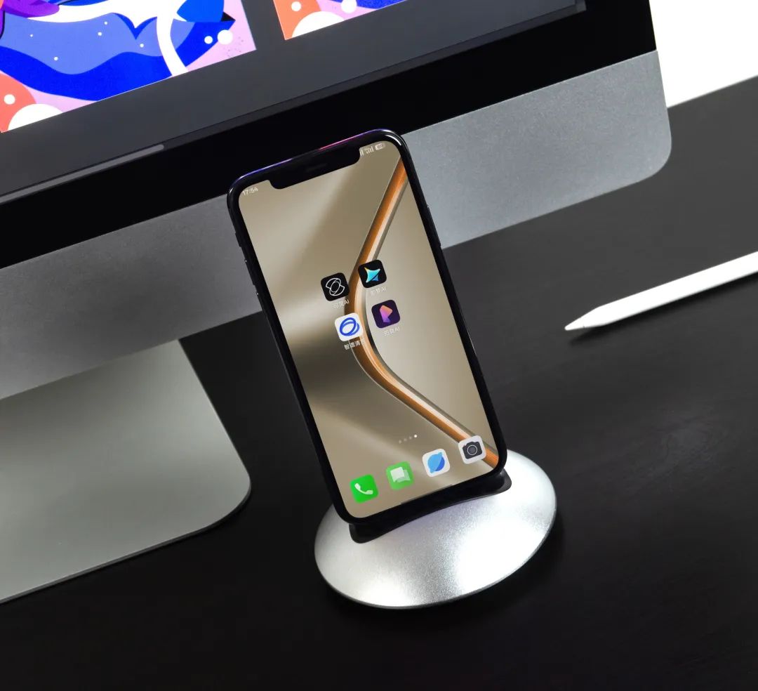 iPhone X on charging dock.jpg